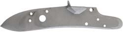 Plate, right, 5.46 x .95", wax cast steel, tapped 6-40